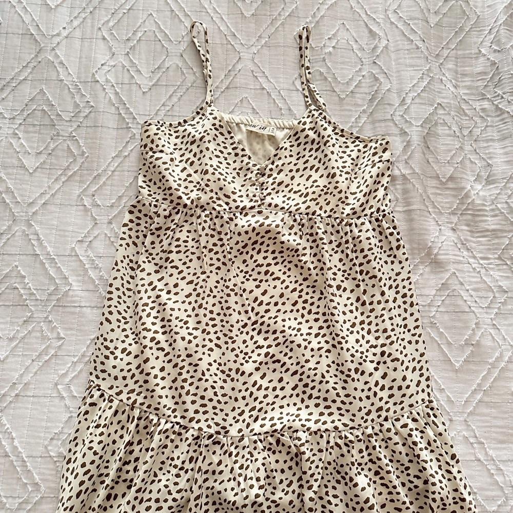 Mini Cow print dress